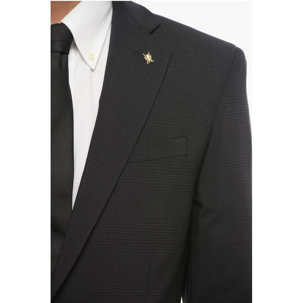 CC COLLECTION DIstrict Check REFINED Virgin Wool Suit