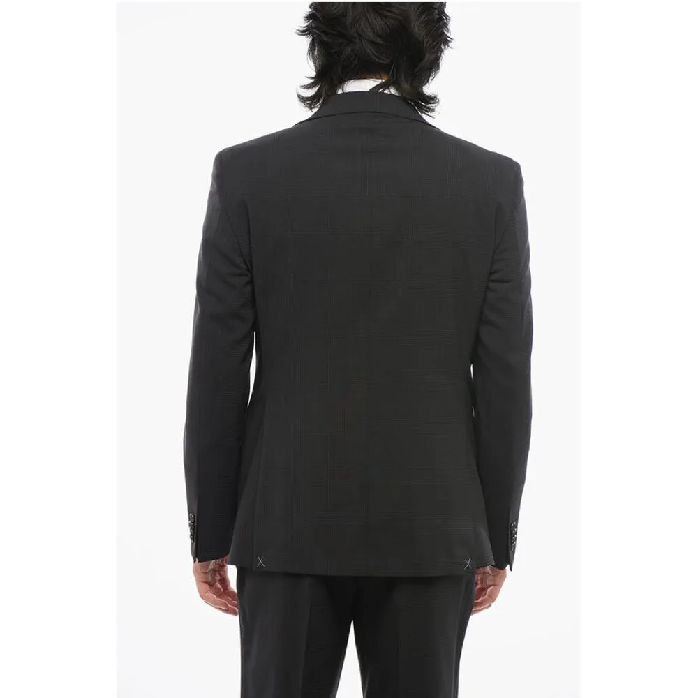 CC COLLECTION DIstrict Check REFINED Virgin Wool Suit