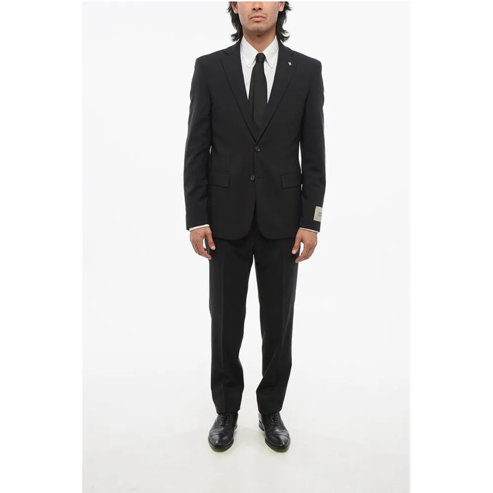CC COLLECTION DIstrict Check REFINED Virgin Wool Suit