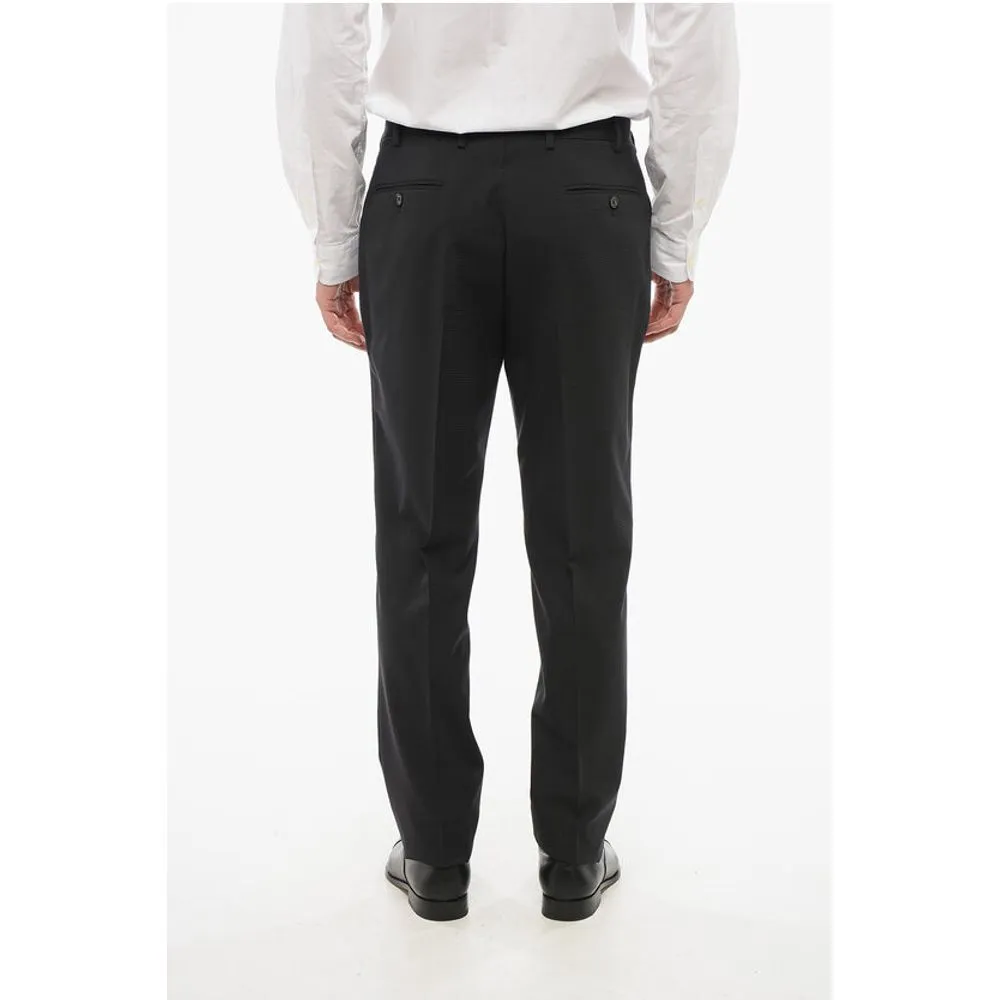 CC COLLECTION DIstrict Check REFINED Virgin Wool Suit