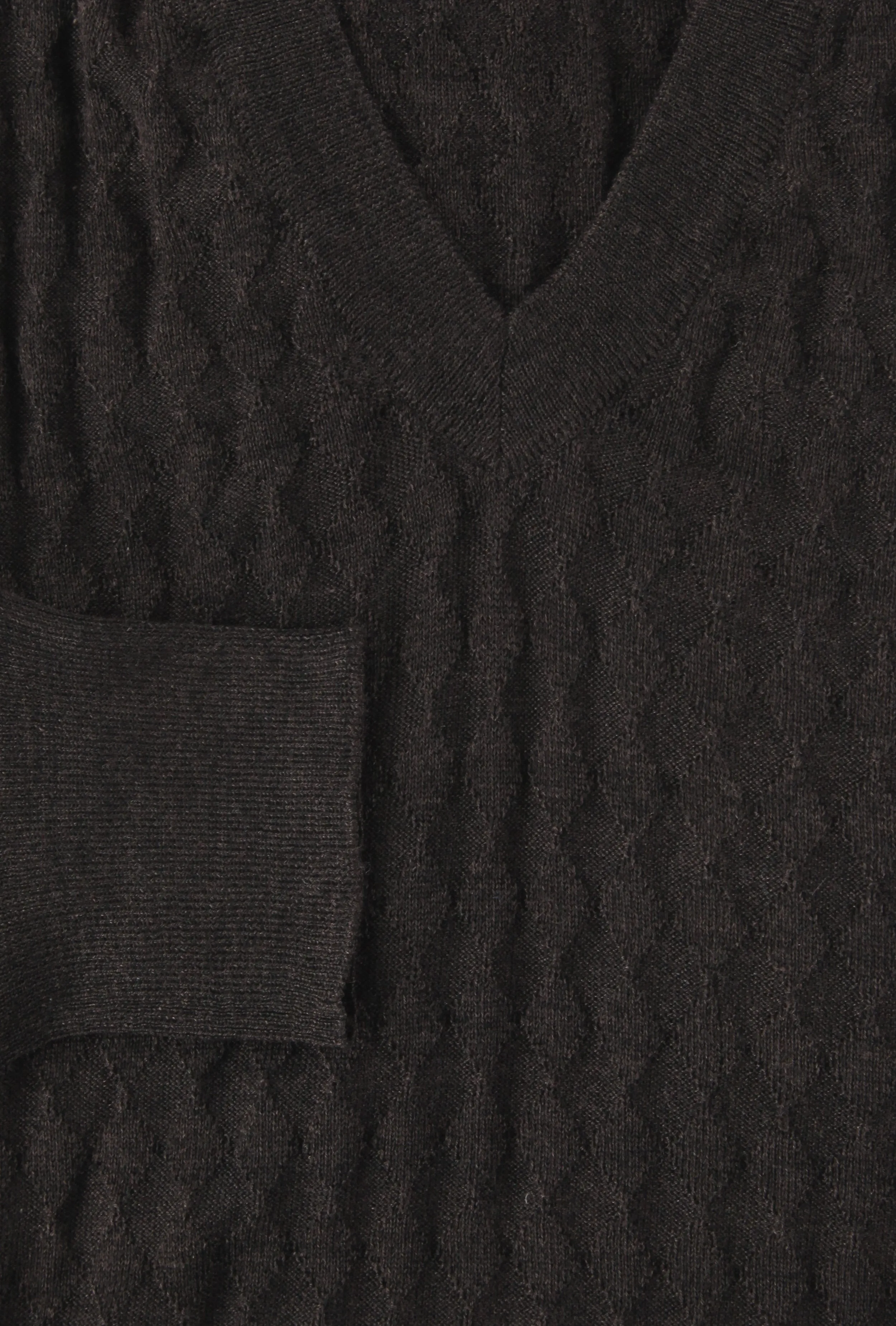 Cesare Attolini Brown V-Neck Sweater