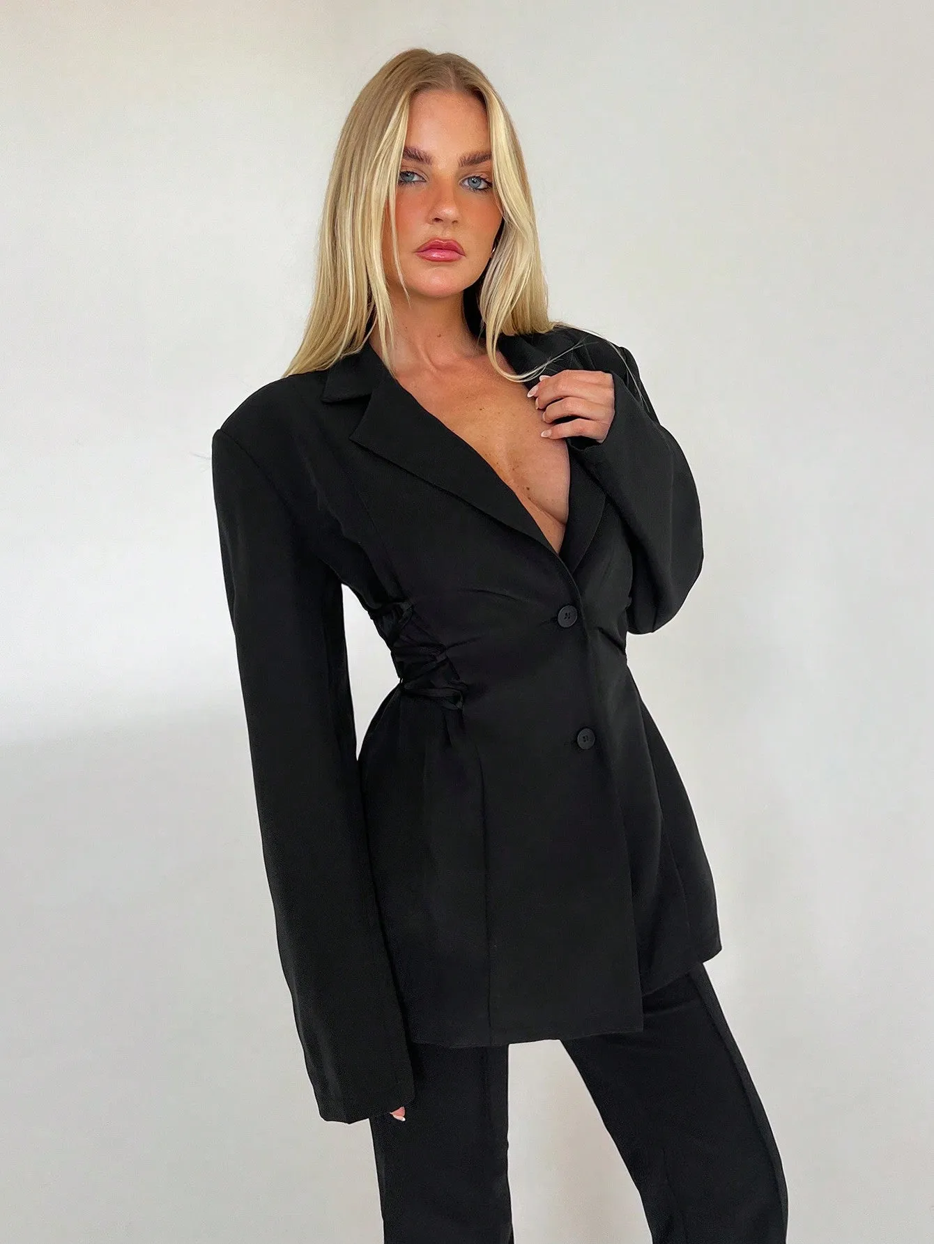 Chaqueta suelta Aloruh para mujer - Cherry Vibes
