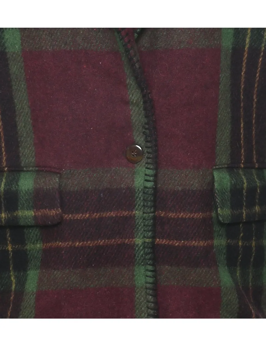 Checked Blazer - M