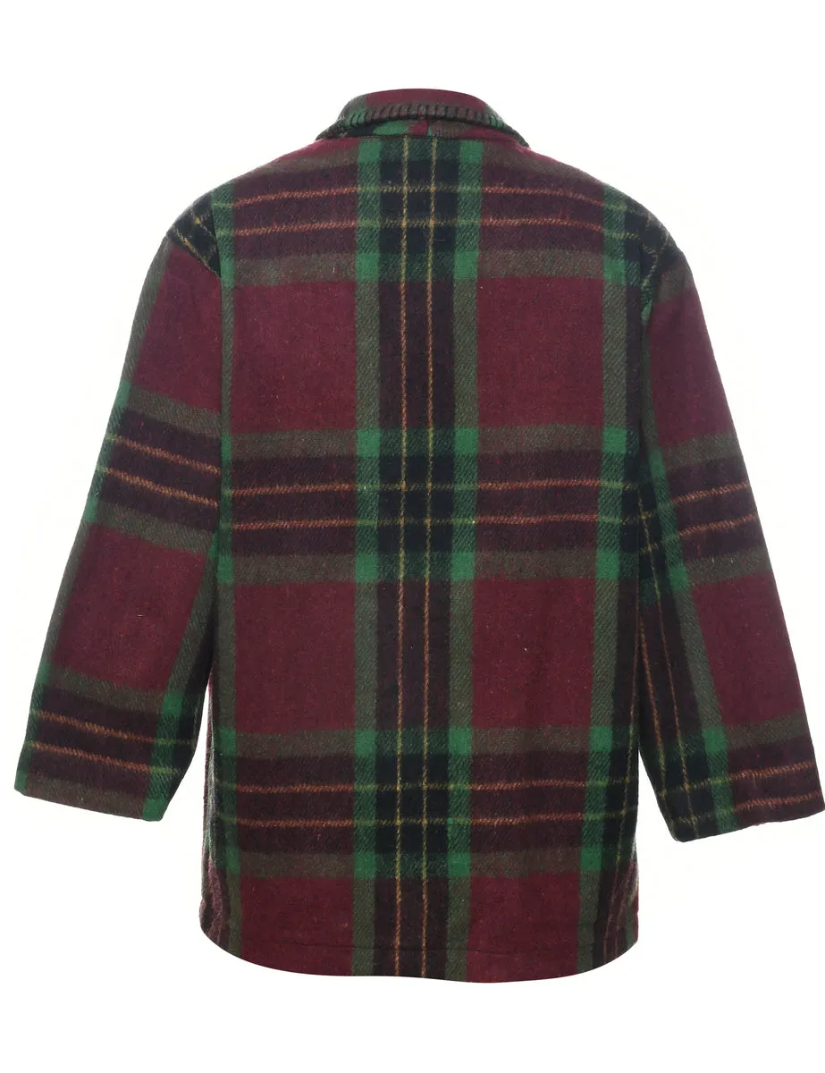 Checked Blazer - M