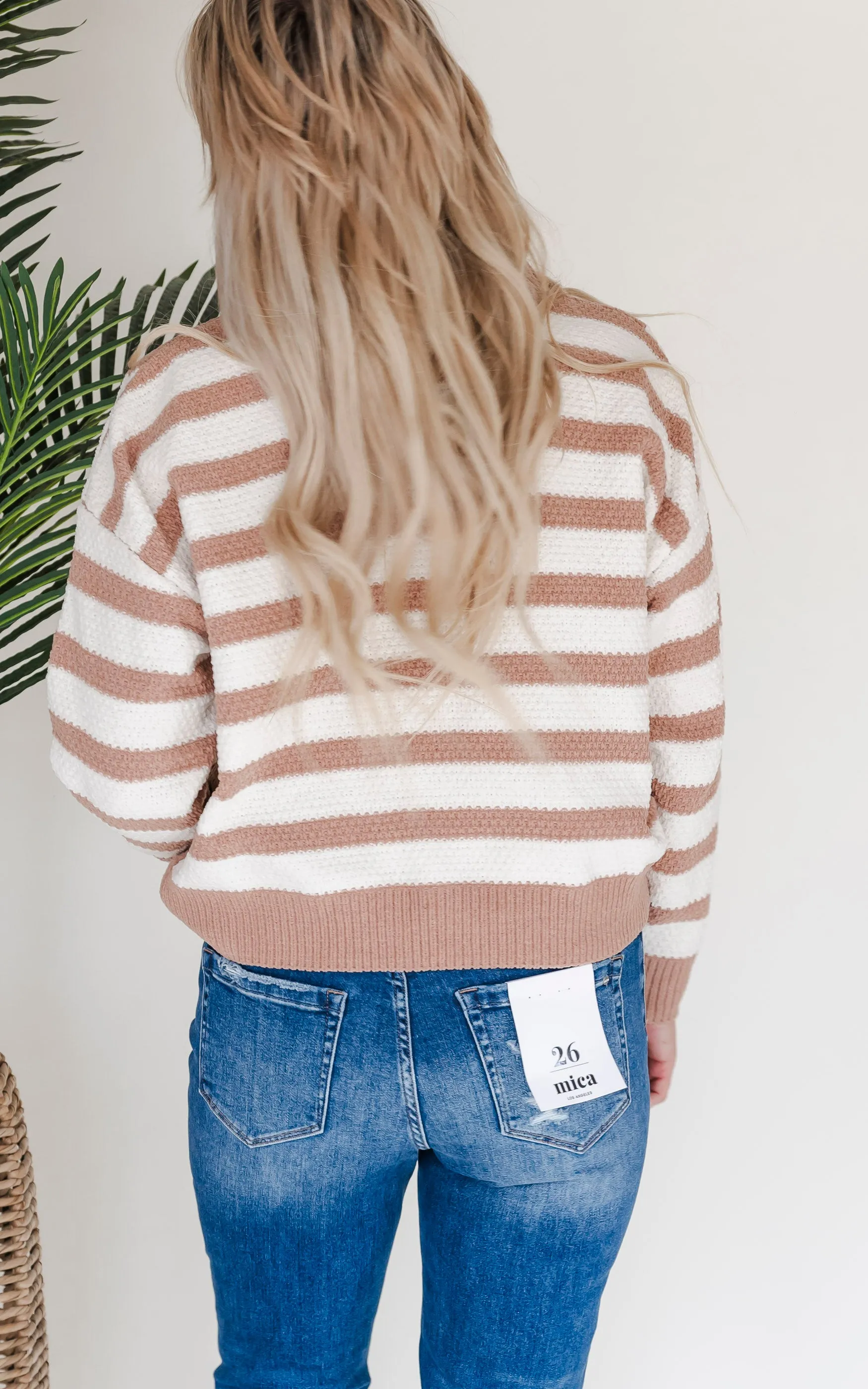 Checkmate Stripes Sweater by Salty Wave**DEAL-FINAL SALE