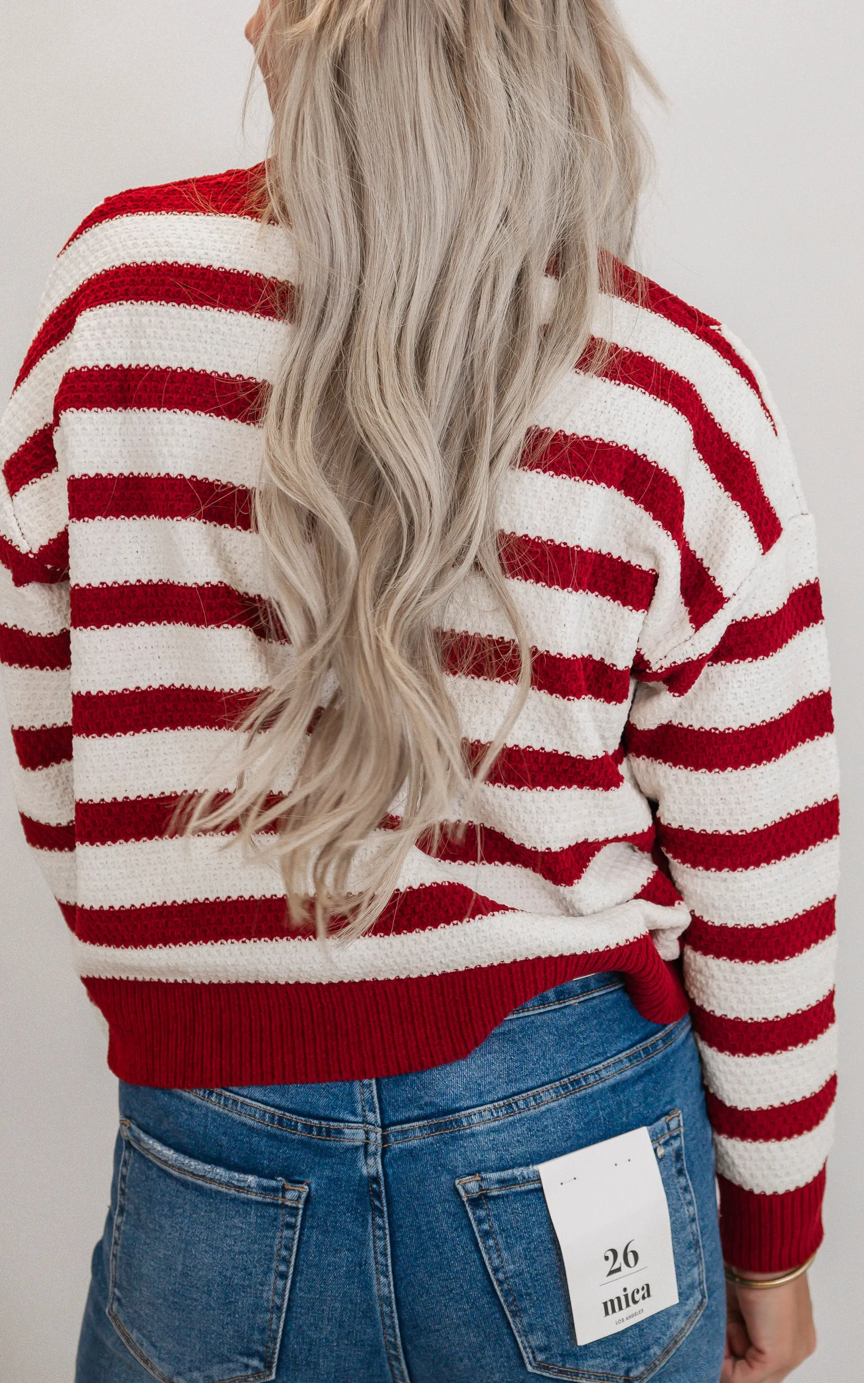 Checkmate Stripes Sweater by Salty Wave**DEAL-FINAL SALE
