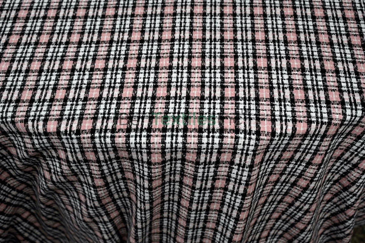 Classic Tweed Fabric | 60" Wide | Timeless Woolen Style Polyester Tweed