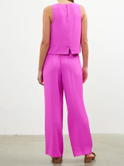Colette Pants Hot Flamingo