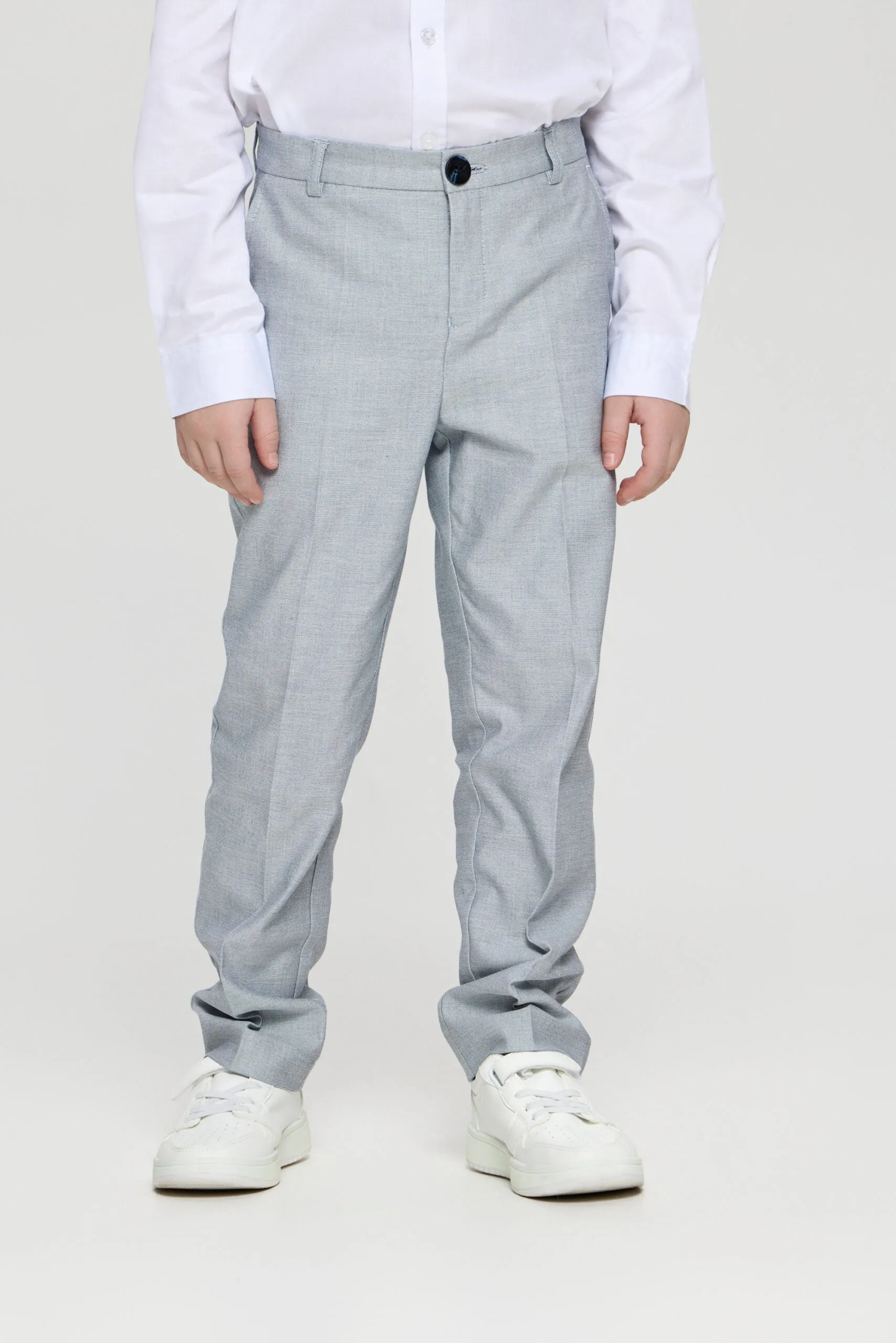 Contrast Collar Blazer and Pant Set