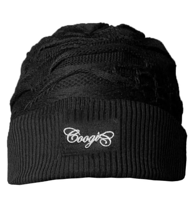 COOGI HEAVY KNIT SWEATER - BLACK