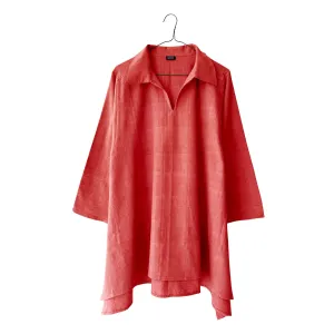 Cotton Open Collar Tunic