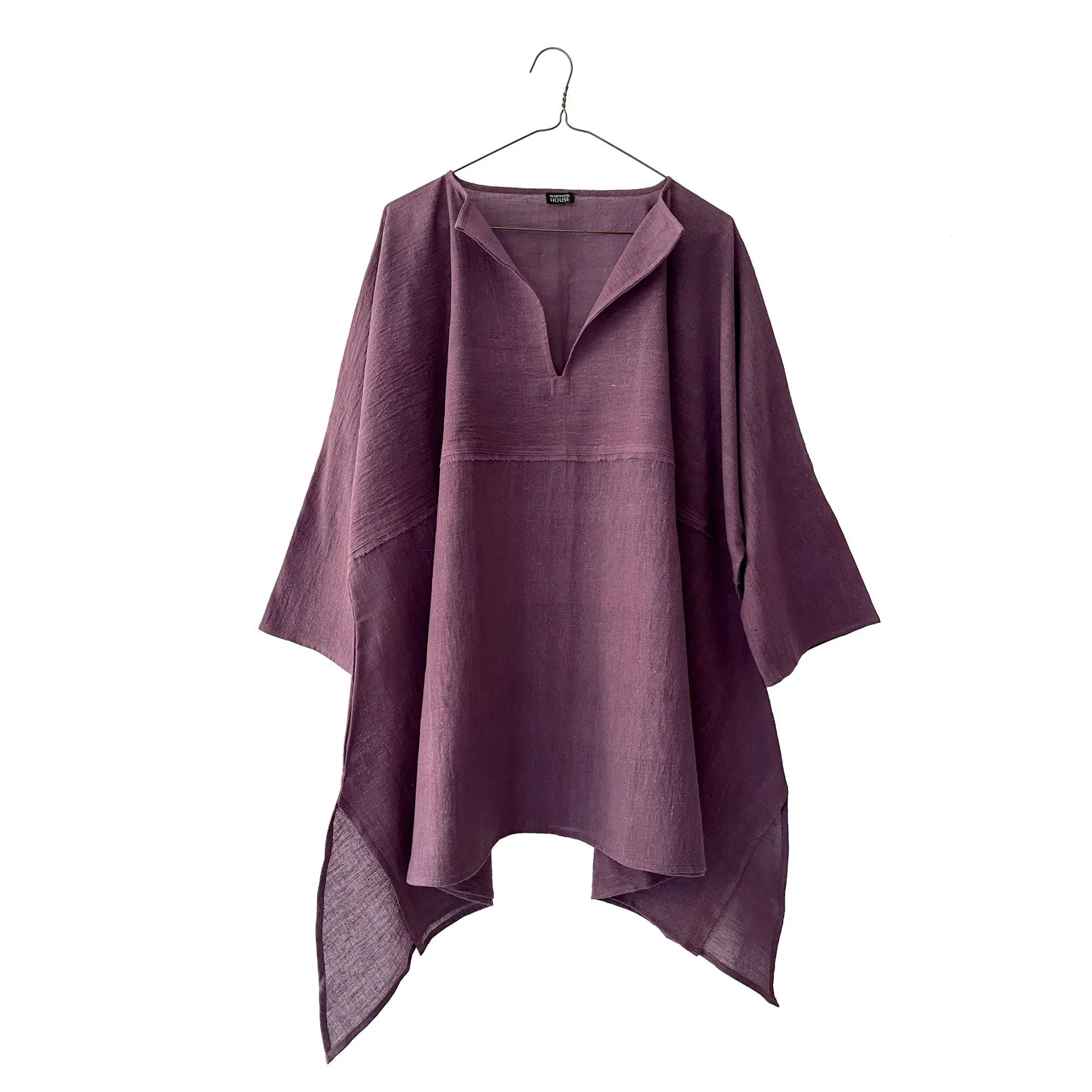 Cotton Semi-Sheer Smock