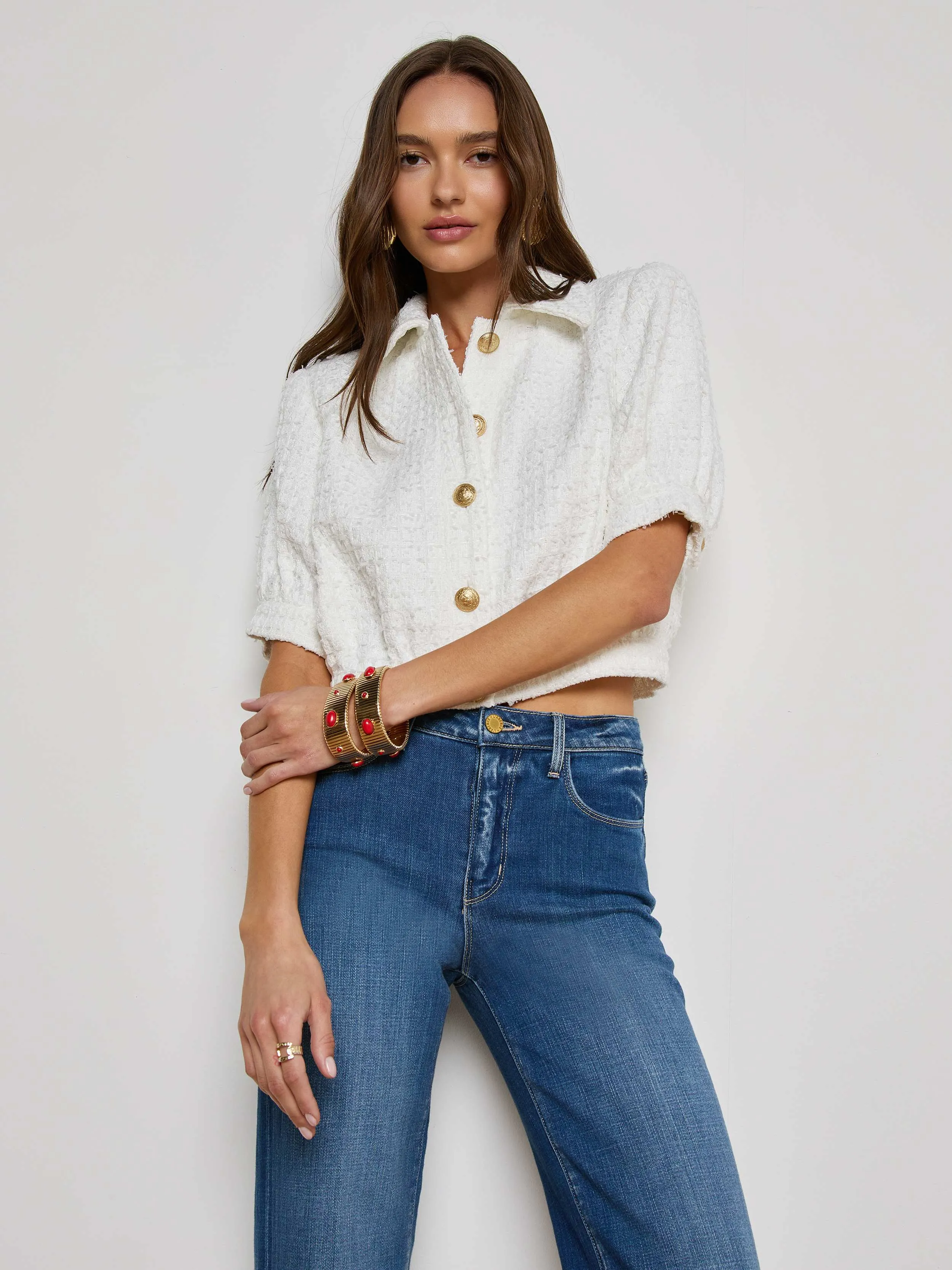 Cove Cropped Tweed Jacket