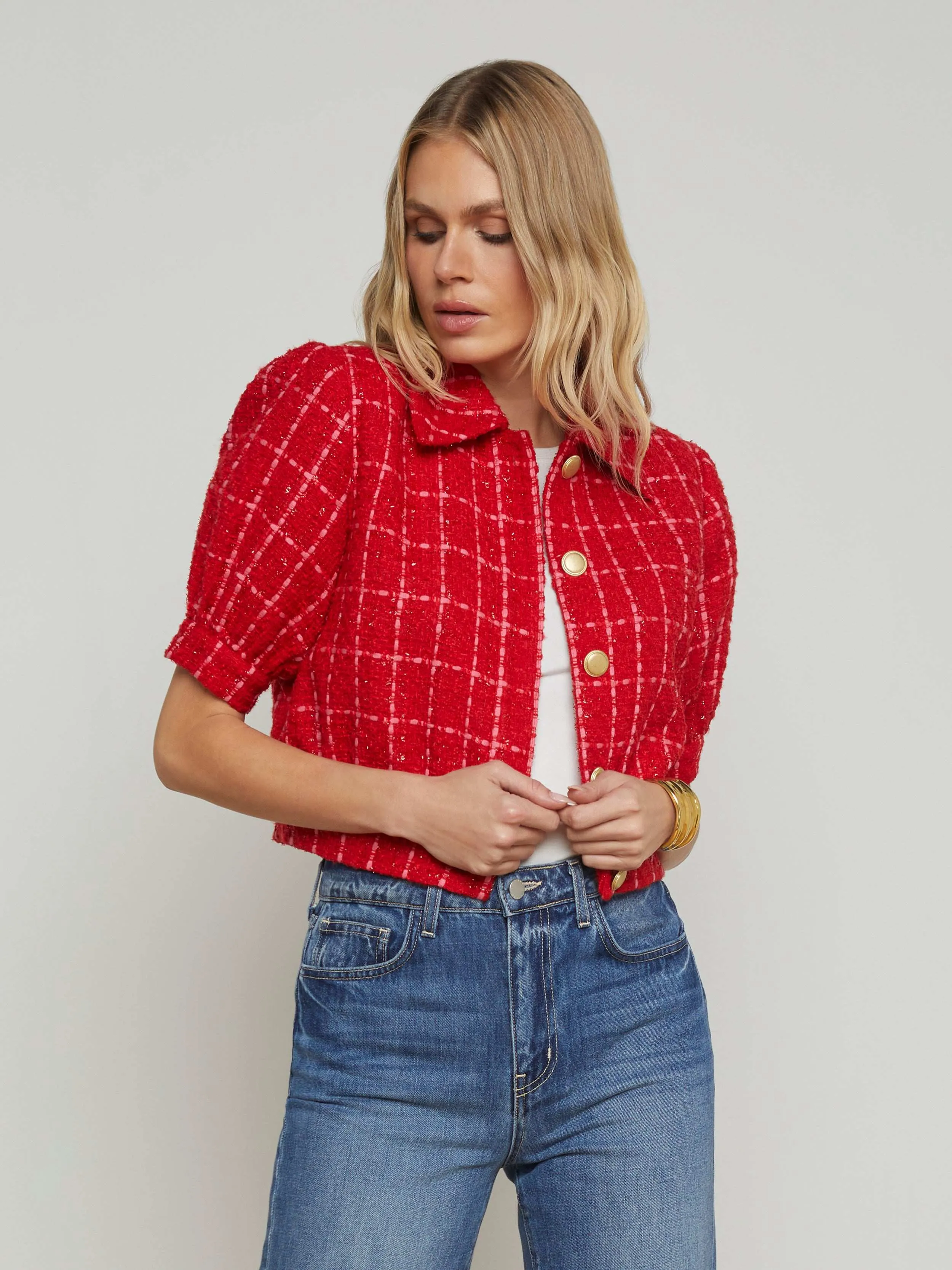 Cove Cropped Tweed Jacket