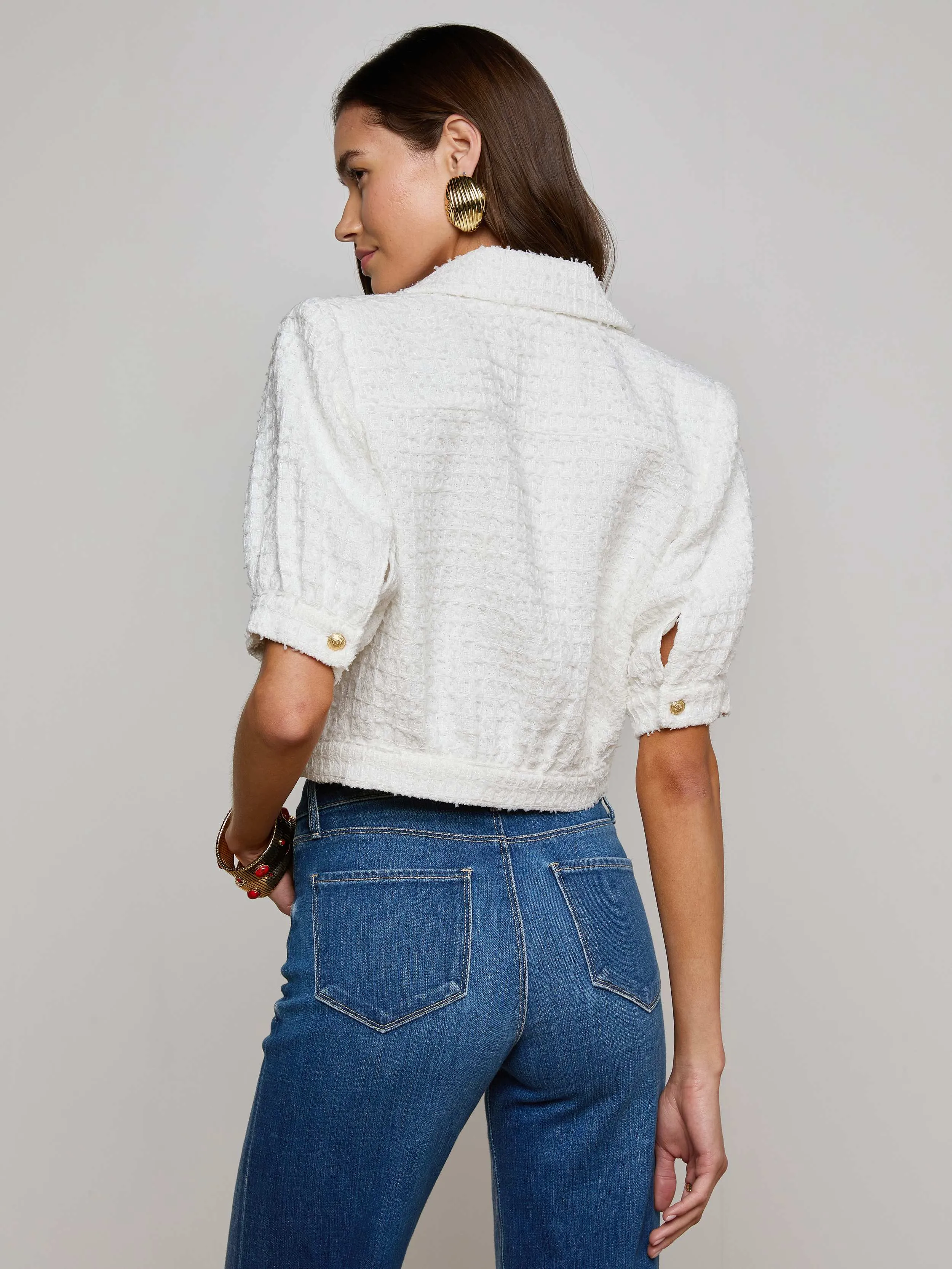 Cove Cropped Tweed Jacket