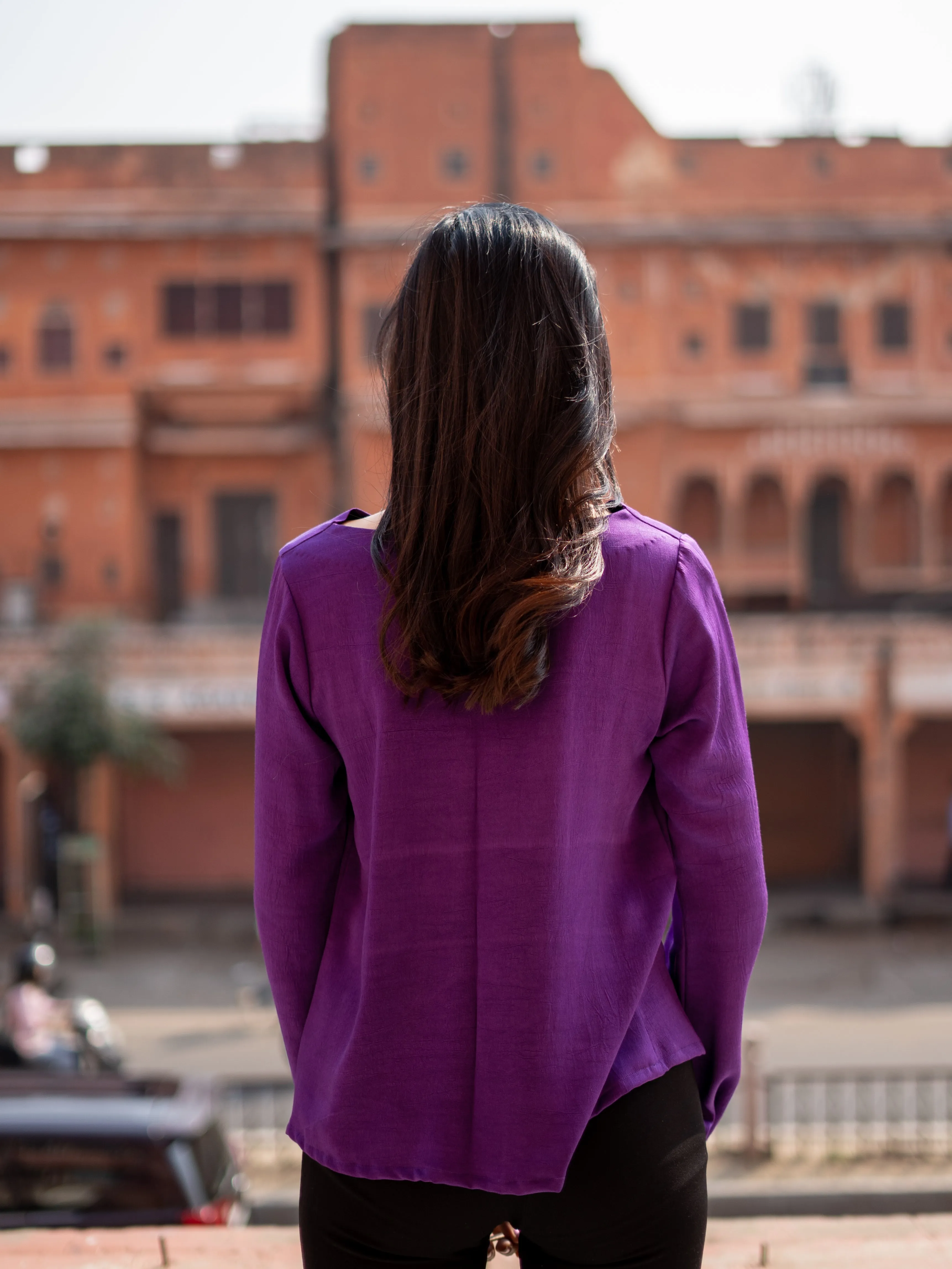 Cowl Top - Violet
