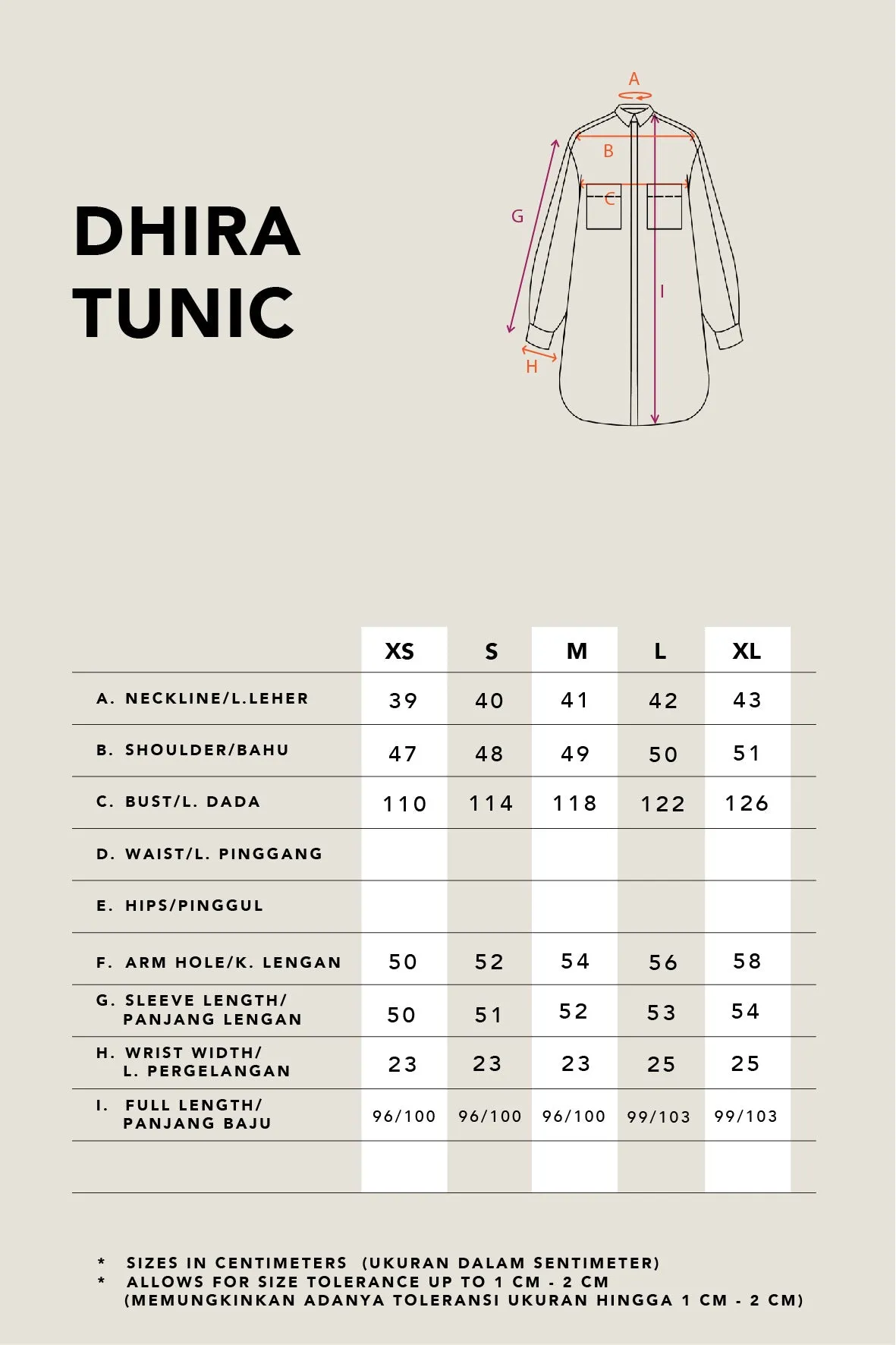 DHIRA REGULAR FIT TUNIC KHAKI