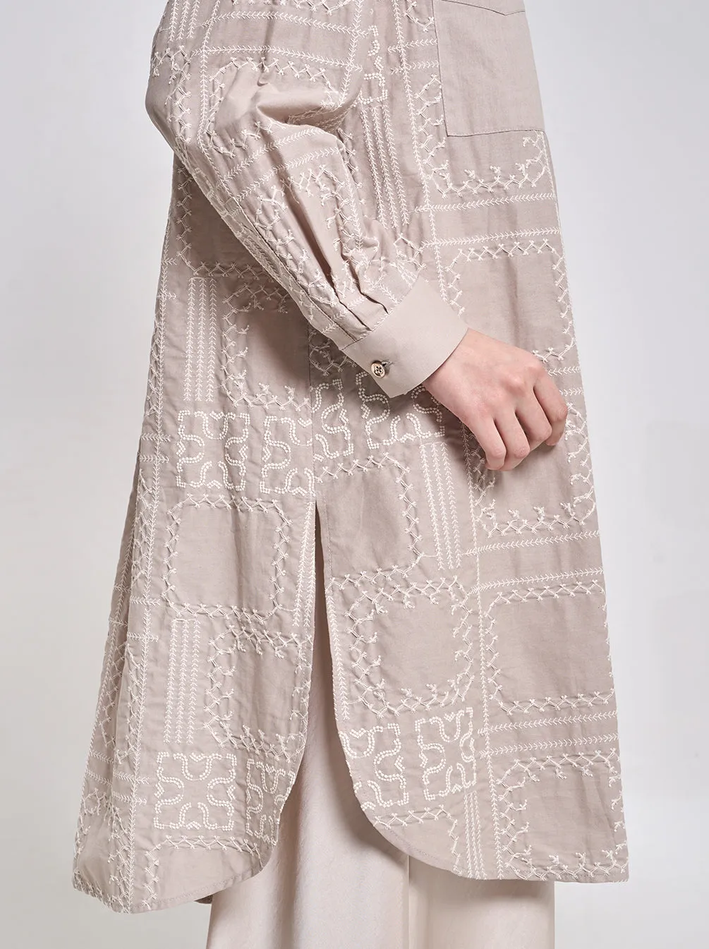 DHIRA REGULAR FIT TUNIC KHAKI