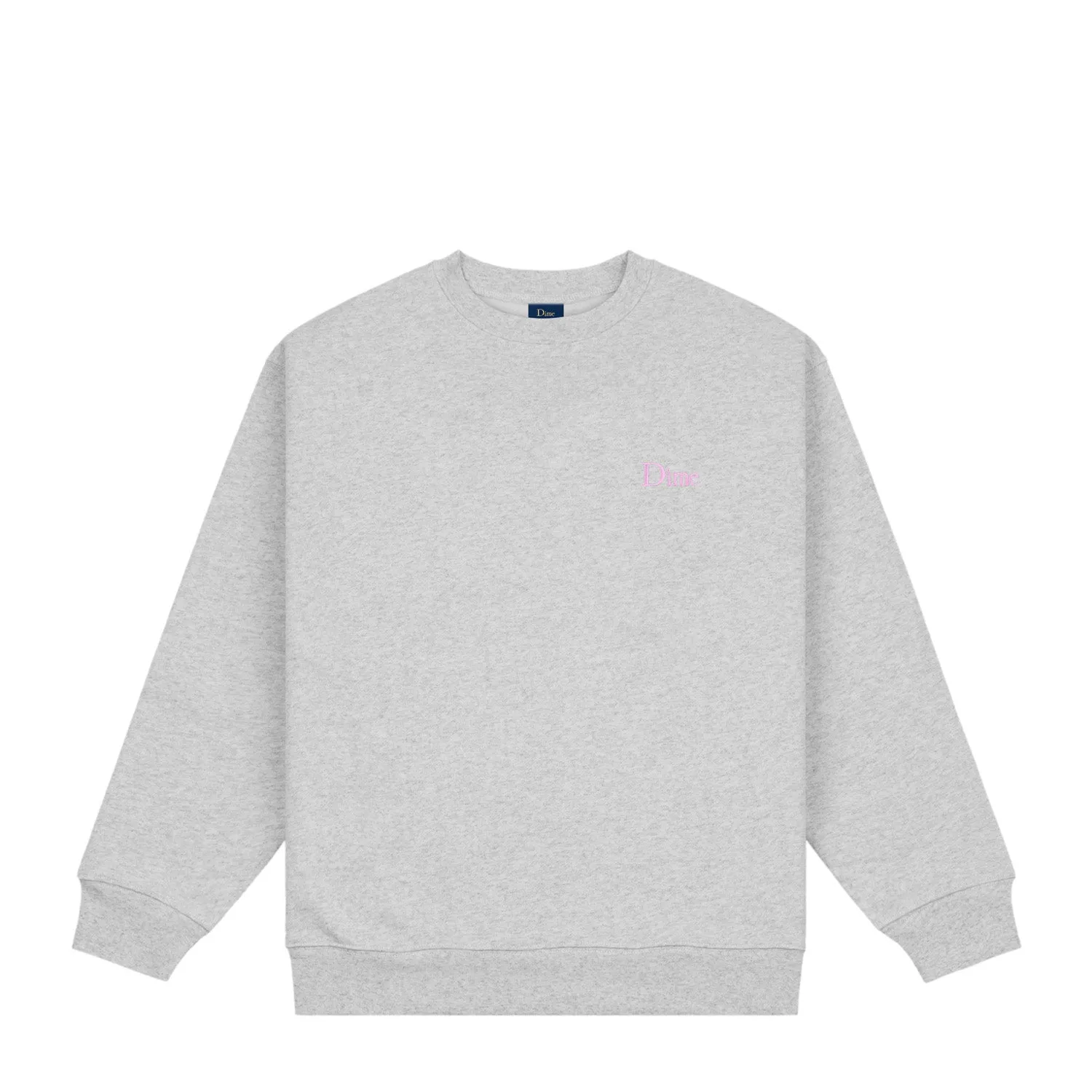 Dime Men Classic Small Logo Crewneck Heather Gray