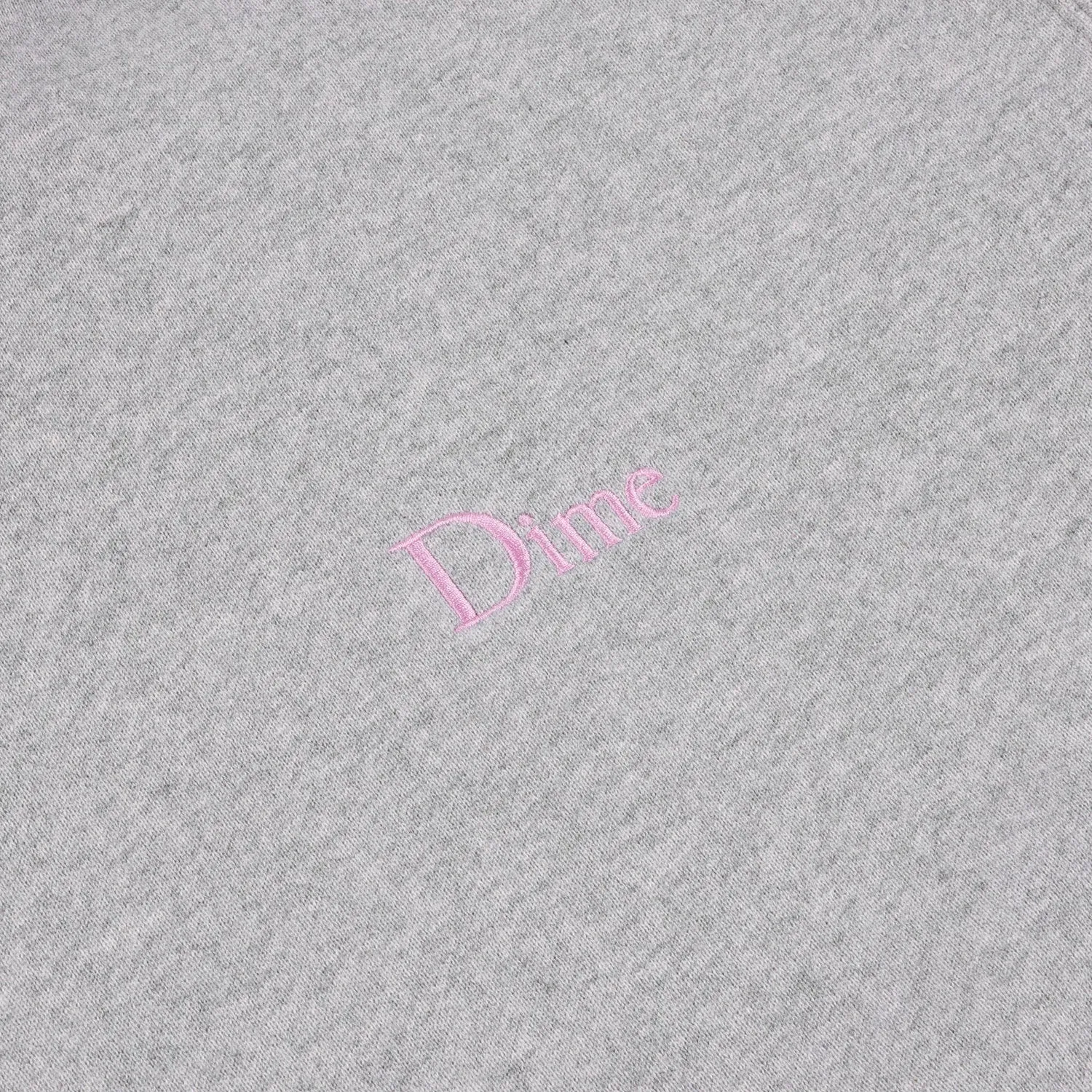 Dime Men Classic Small Logo Crewneck Heather Gray