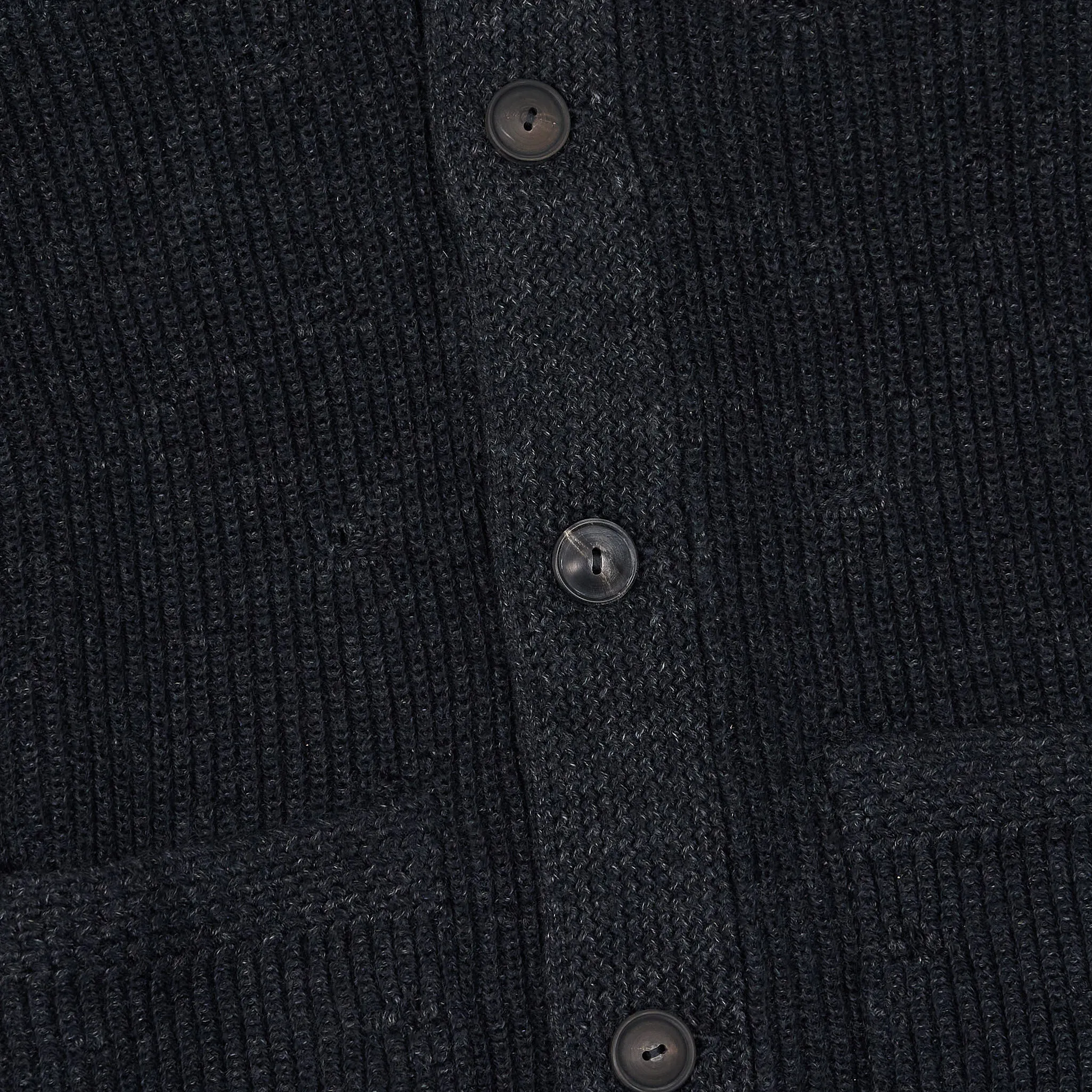 Double RL Knitted Shawl Collar Cardigan