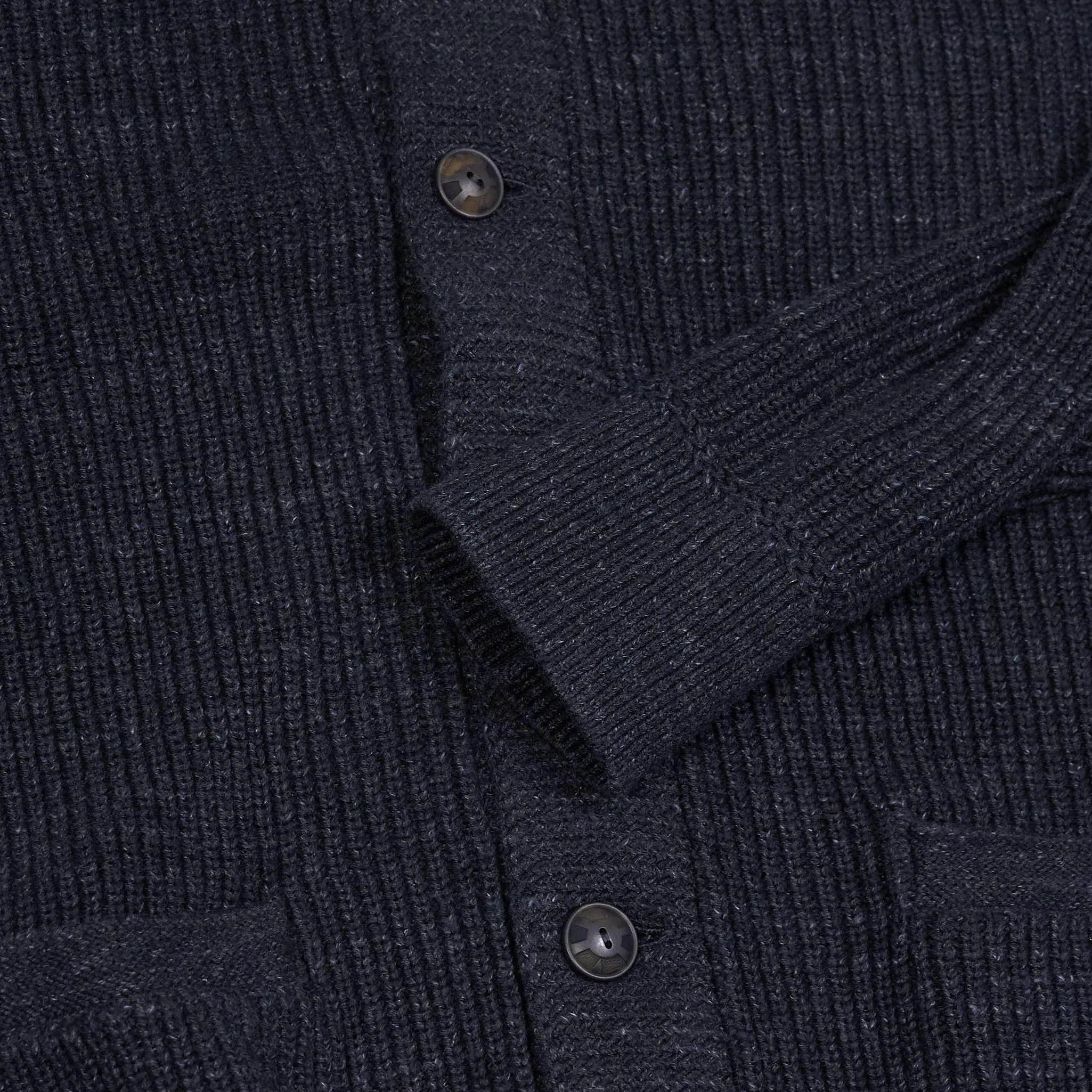 Double RL Shawl Heather Cardigan