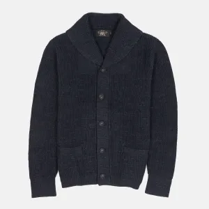 Double RL Shawl Heather Cardigan