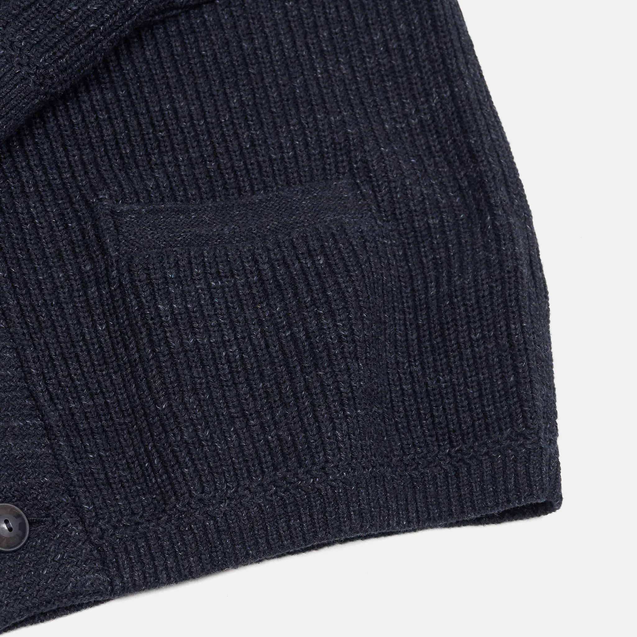 Double RL Shawl Heather Cardigan