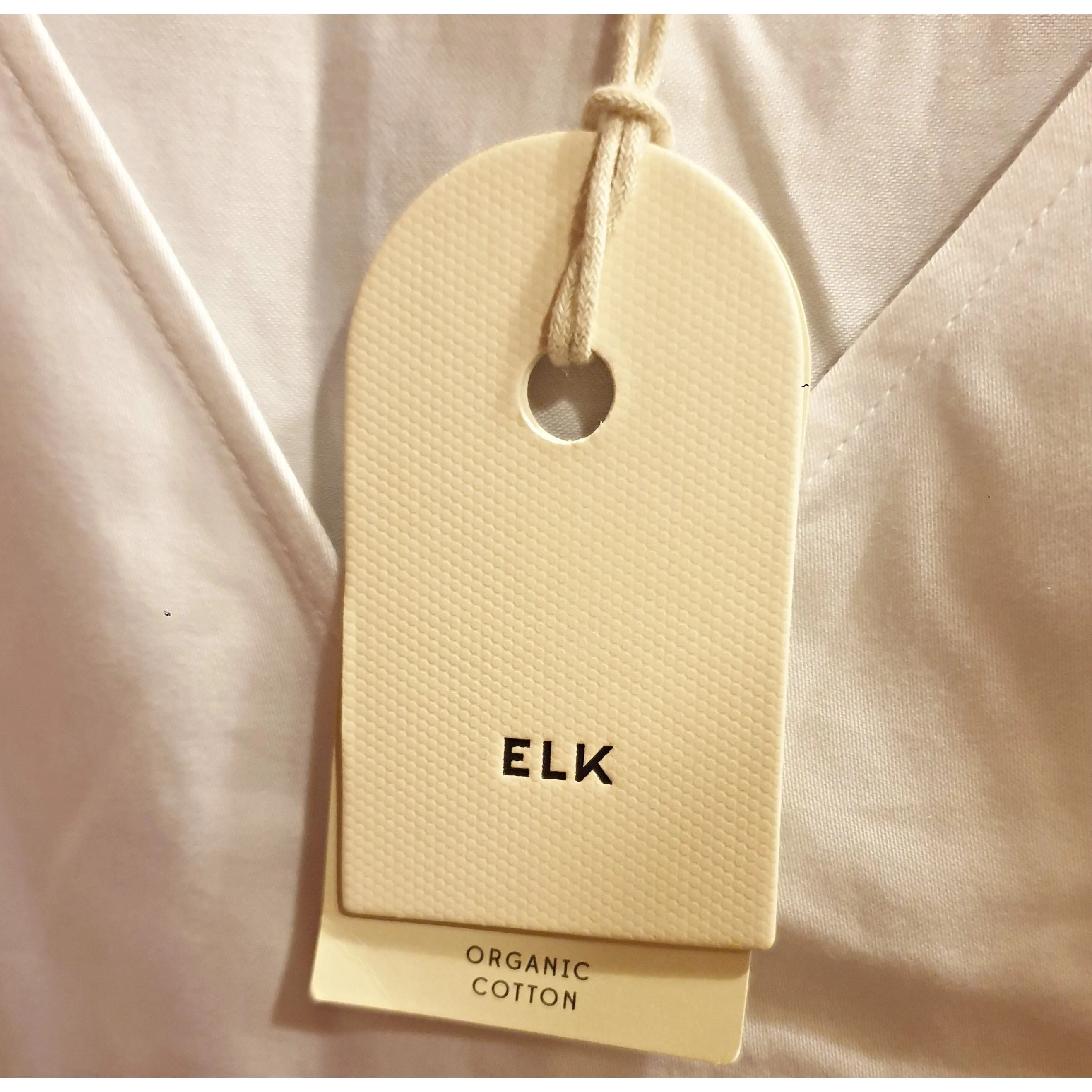 Elk white organic cotton top size 8