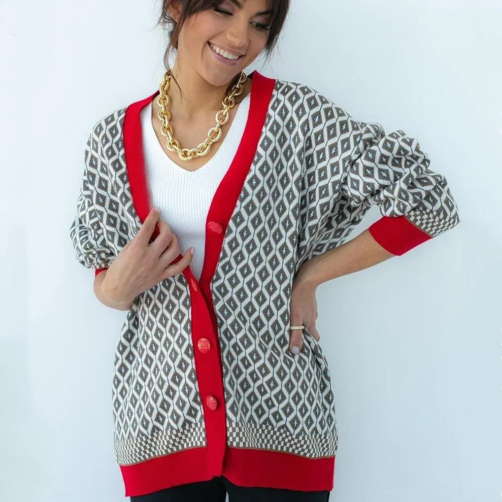 Fashoin Irregular Women Casual Loose Cardigan Sweaters