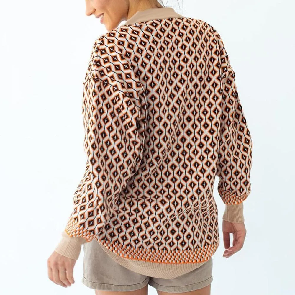 Fashoin Irregular Women Casual Loose Cardigan Sweaters