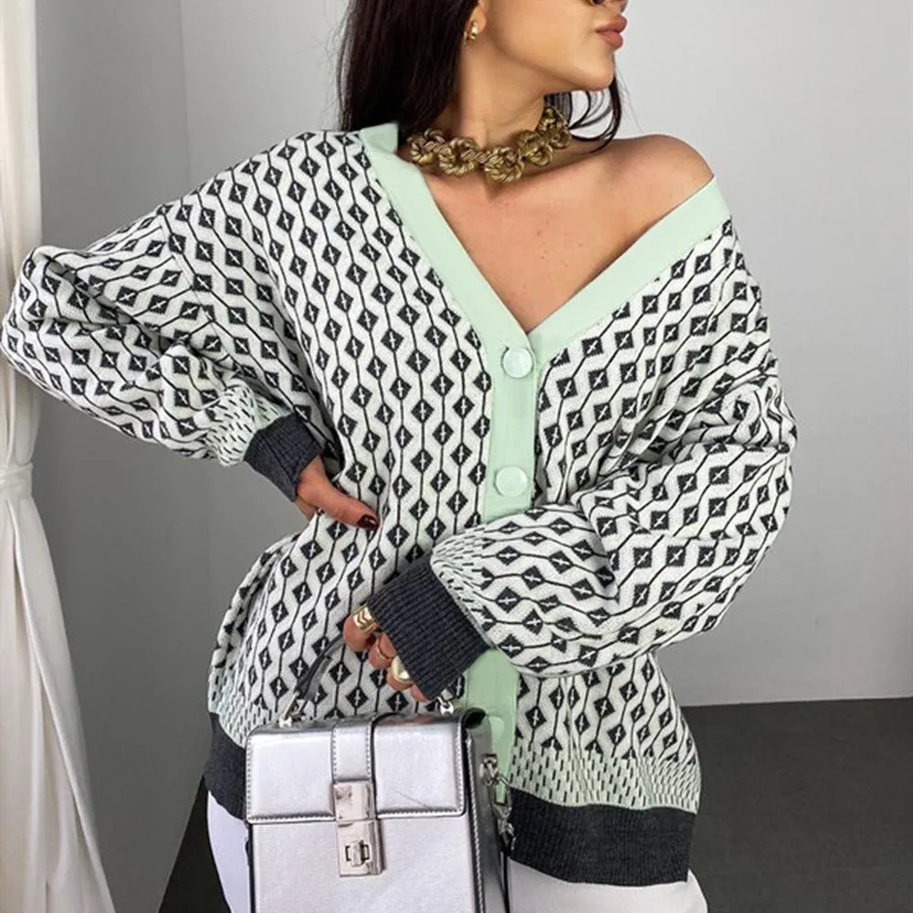 Fashoin Irregular Women Casual Loose Cardigan Sweaters