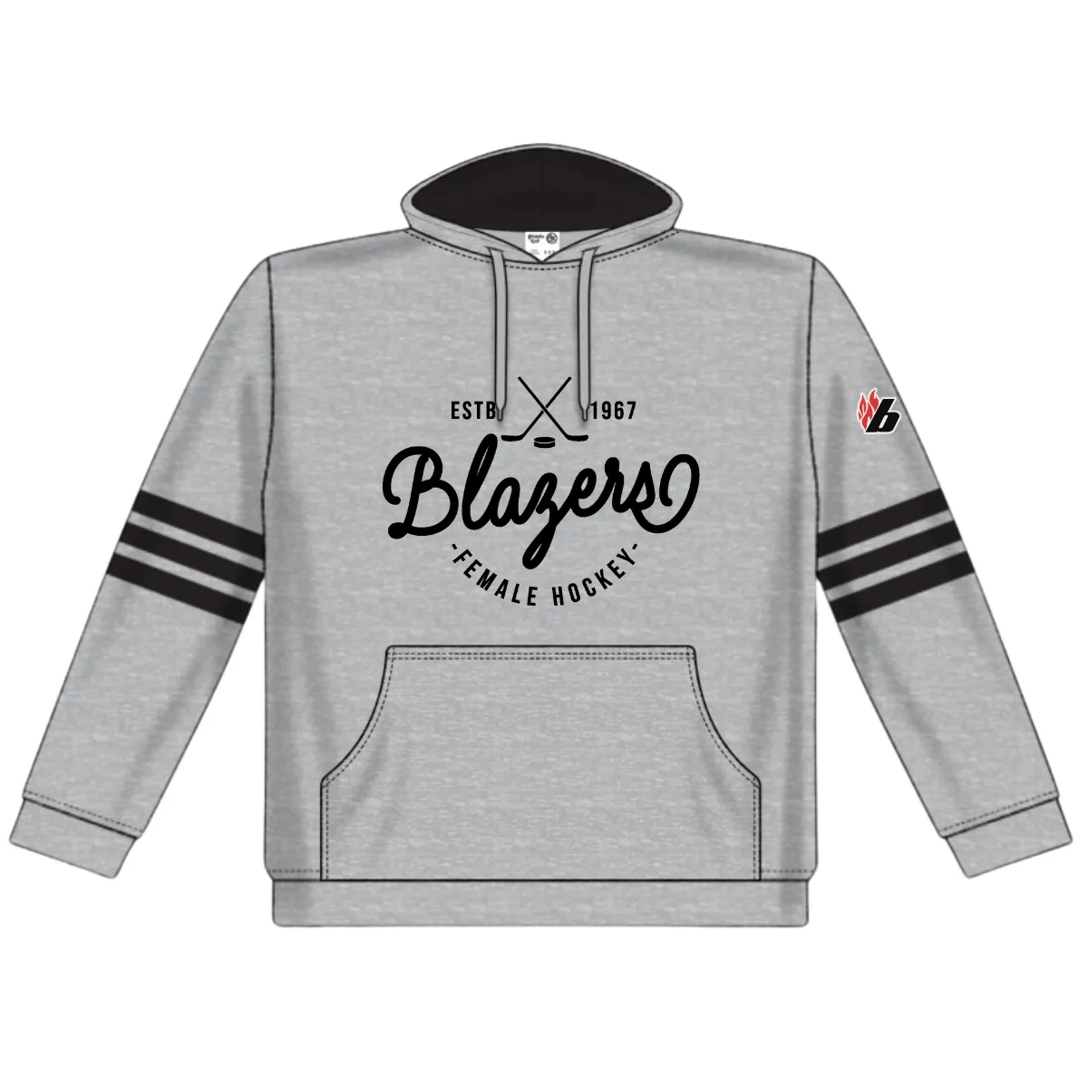 Female Blazers AK Jersey Hoodie