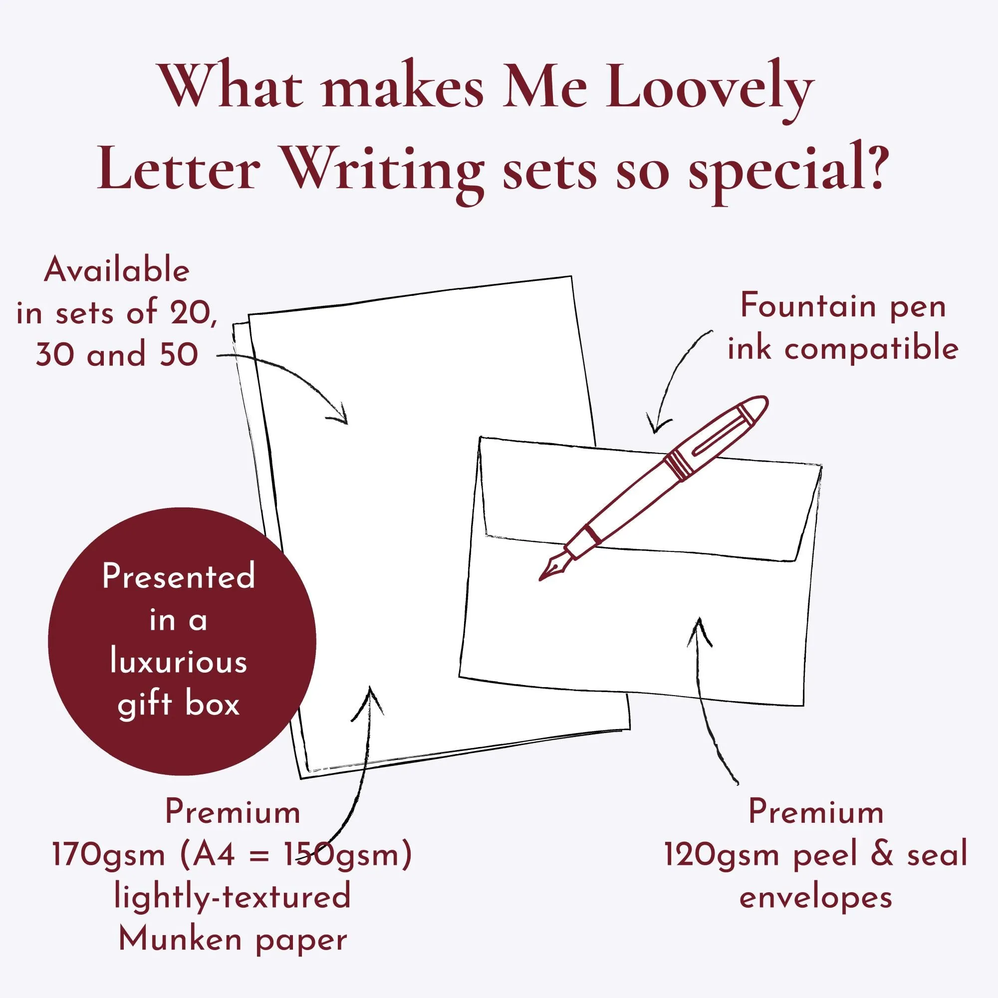 Festive Rebecca Letter Writing Set