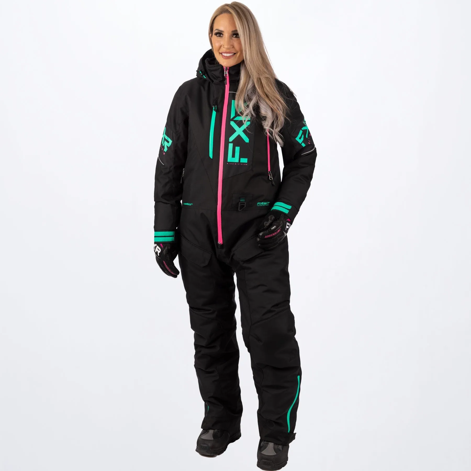 FXR Womens Recruit F.A.S.T. Insulated Monosuit