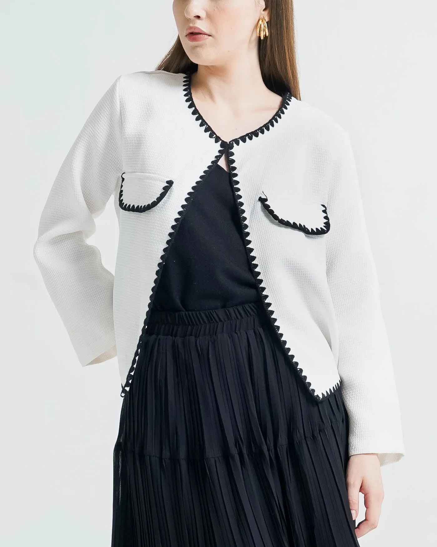 Georgia White Cardigan