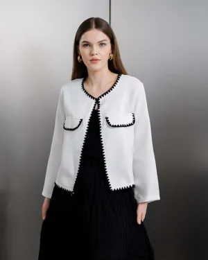 Georgia White Cardigan