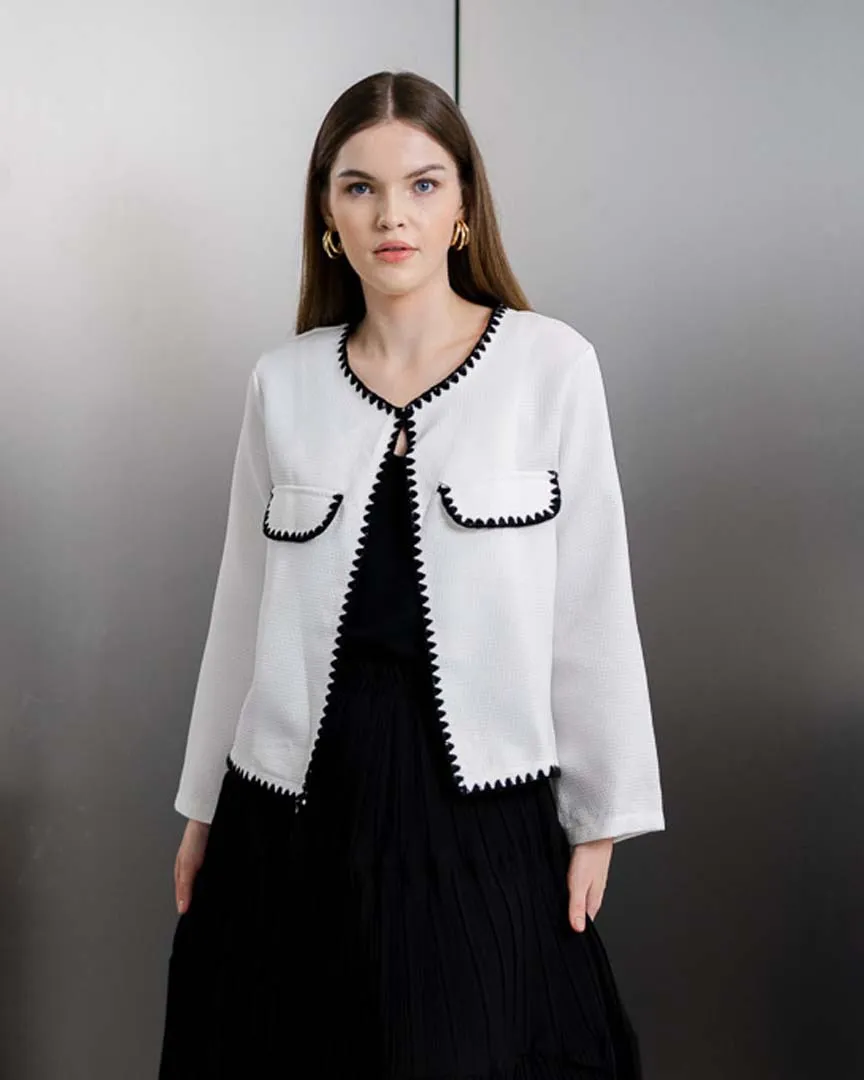 Georgia White Cardigan