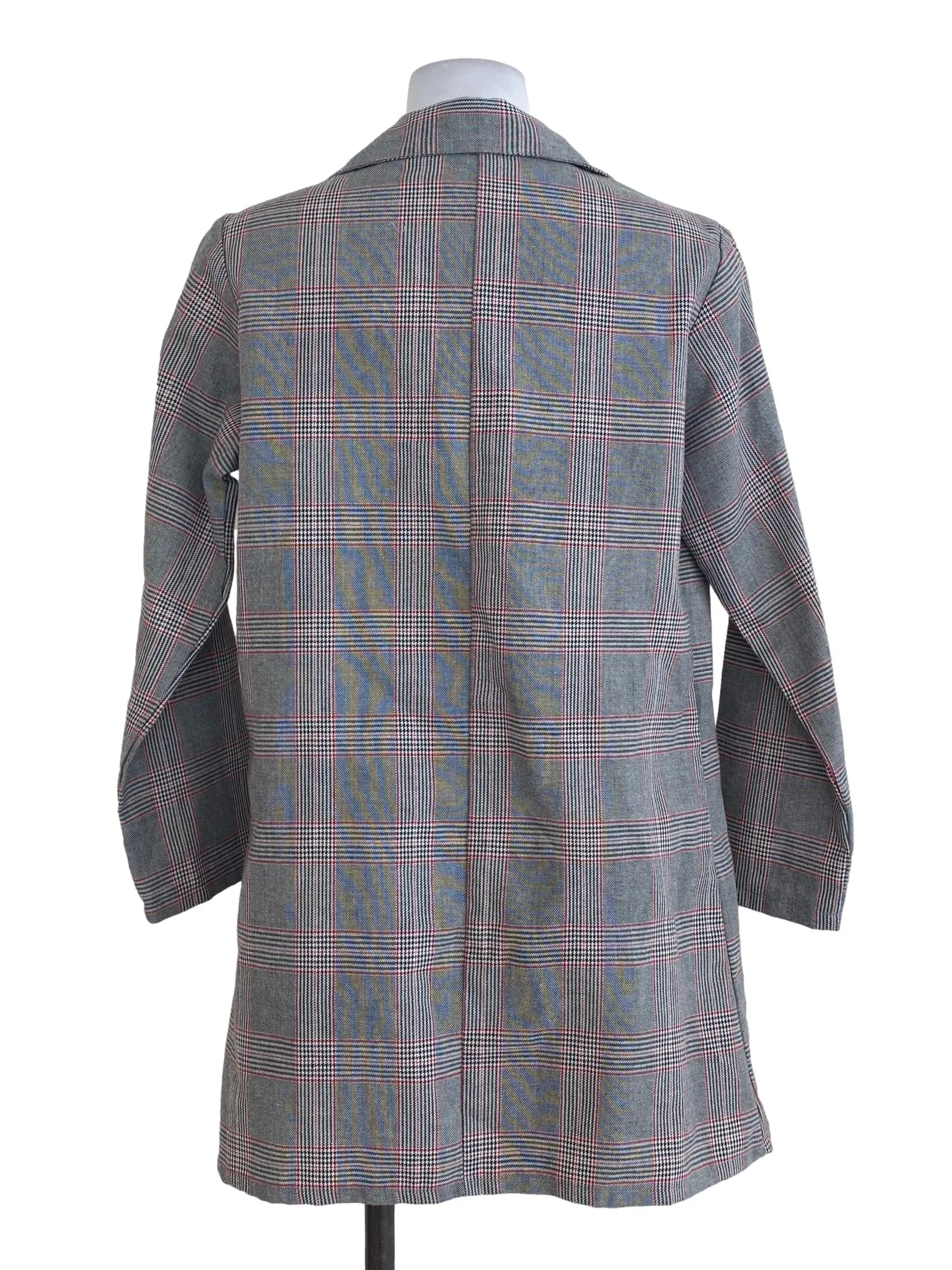 Grey Tartan Blazer