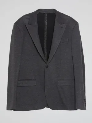 Grey Tweed Blazer