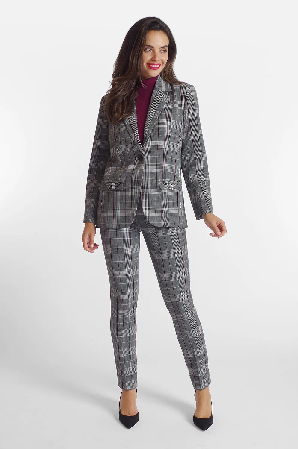 Harlow Jacket - Sussex Plaid: FINAL SALE