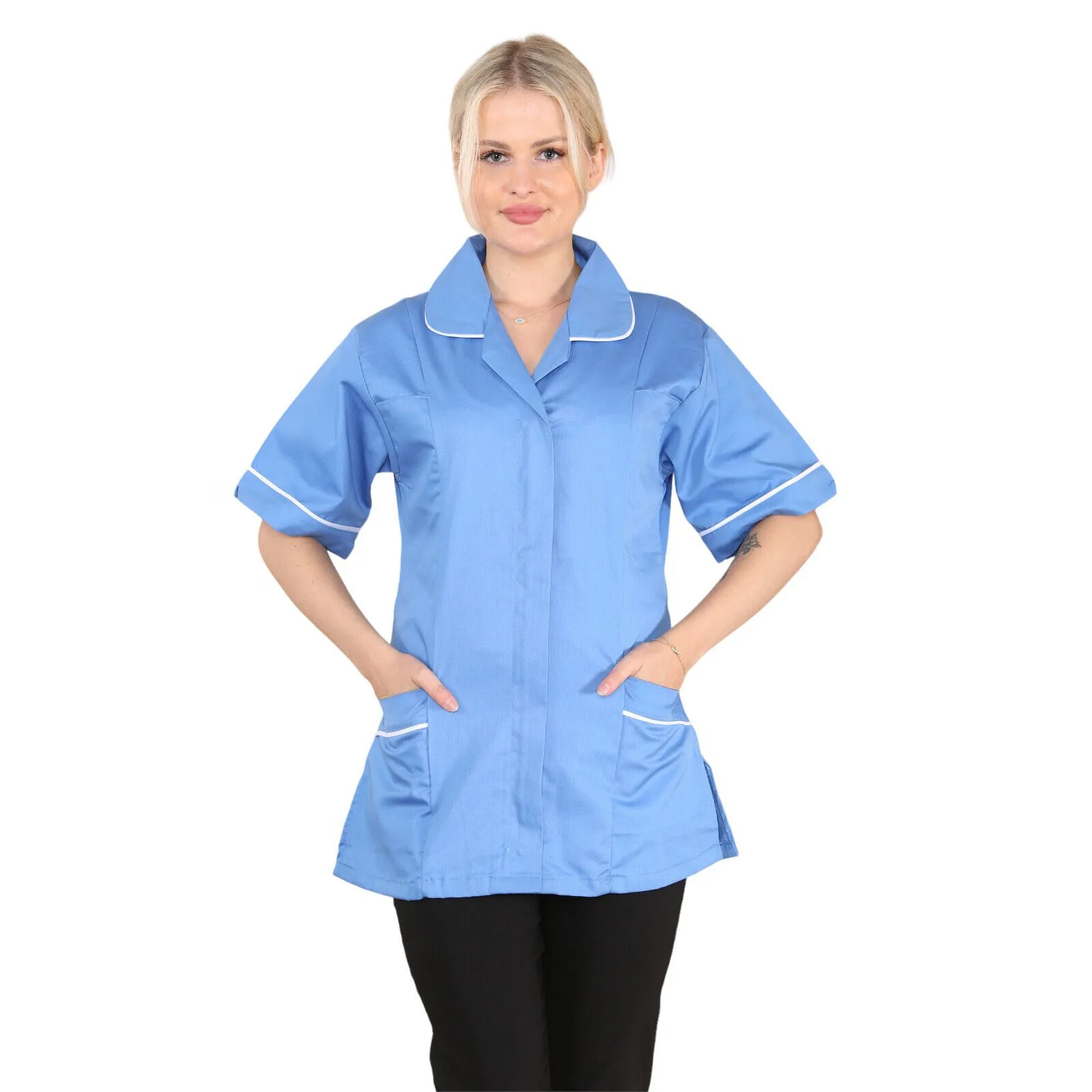 HEALTHCARE NURSING BEAUTY TUNICS WOMAN LADIES GIRLS UNIFORM CARERS SHIRTS TOP