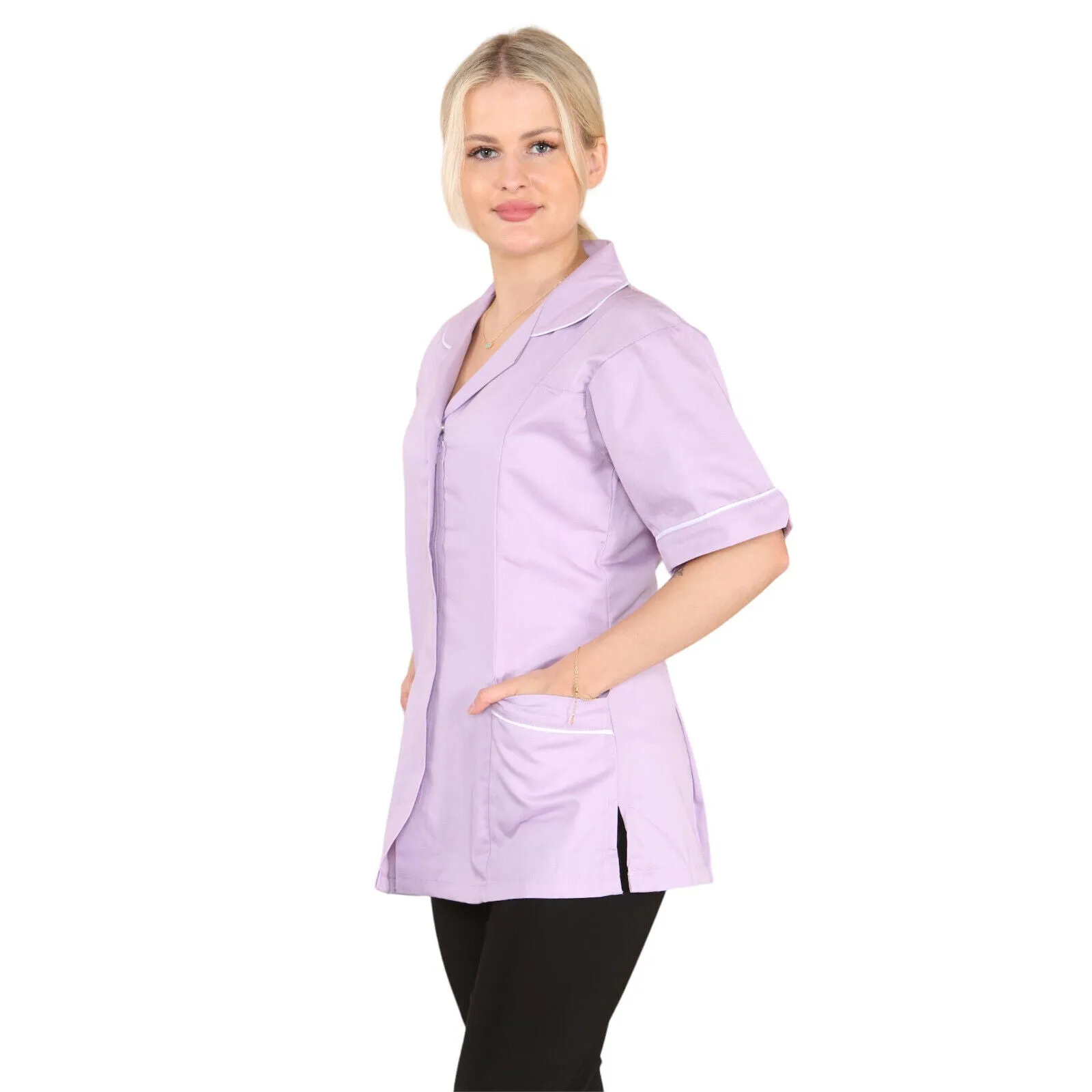 HEALTHCARE NURSING BEAUTY TUNICS WOMAN LADIES GIRLS UNIFORM CARERS SHIRTS TOP