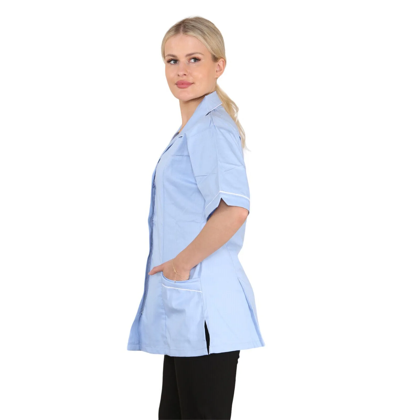 HEALTHCARE NURSING BEAUTY TUNICS WOMAN LADIES GIRLS UNIFORM CARERS SHIRTS TOP