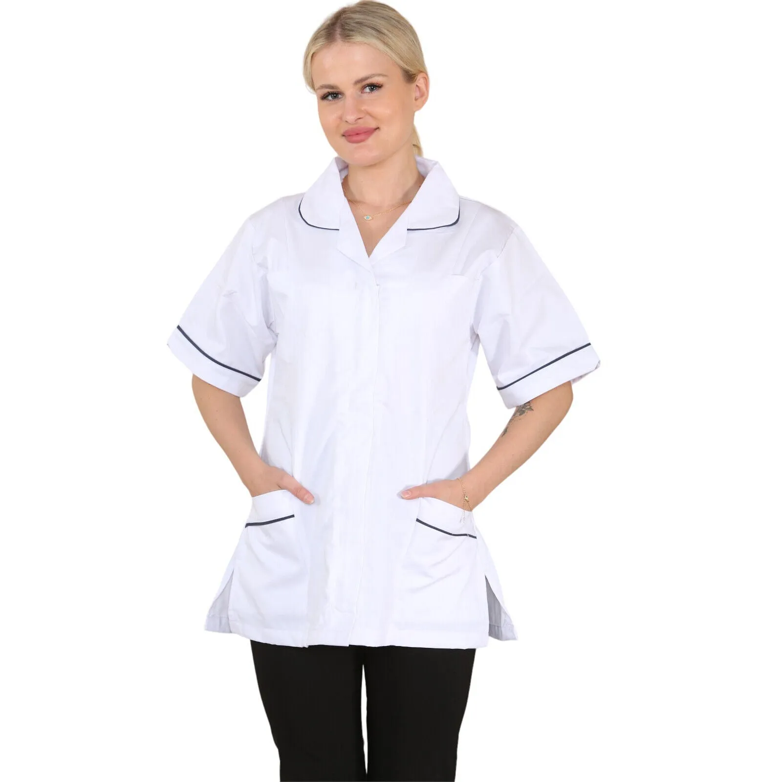 HEALTHCARE NURSING BEAUTY TUNICS WOMAN LADIES GIRLS UNIFORM CARERS SHIRTS TOP