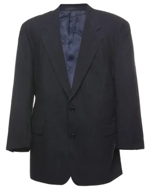 Hugo Boss Checked Navy Blazer - L