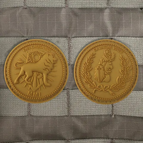 JOHN WICK GOLD COIN PVC MORALE PATCH SET