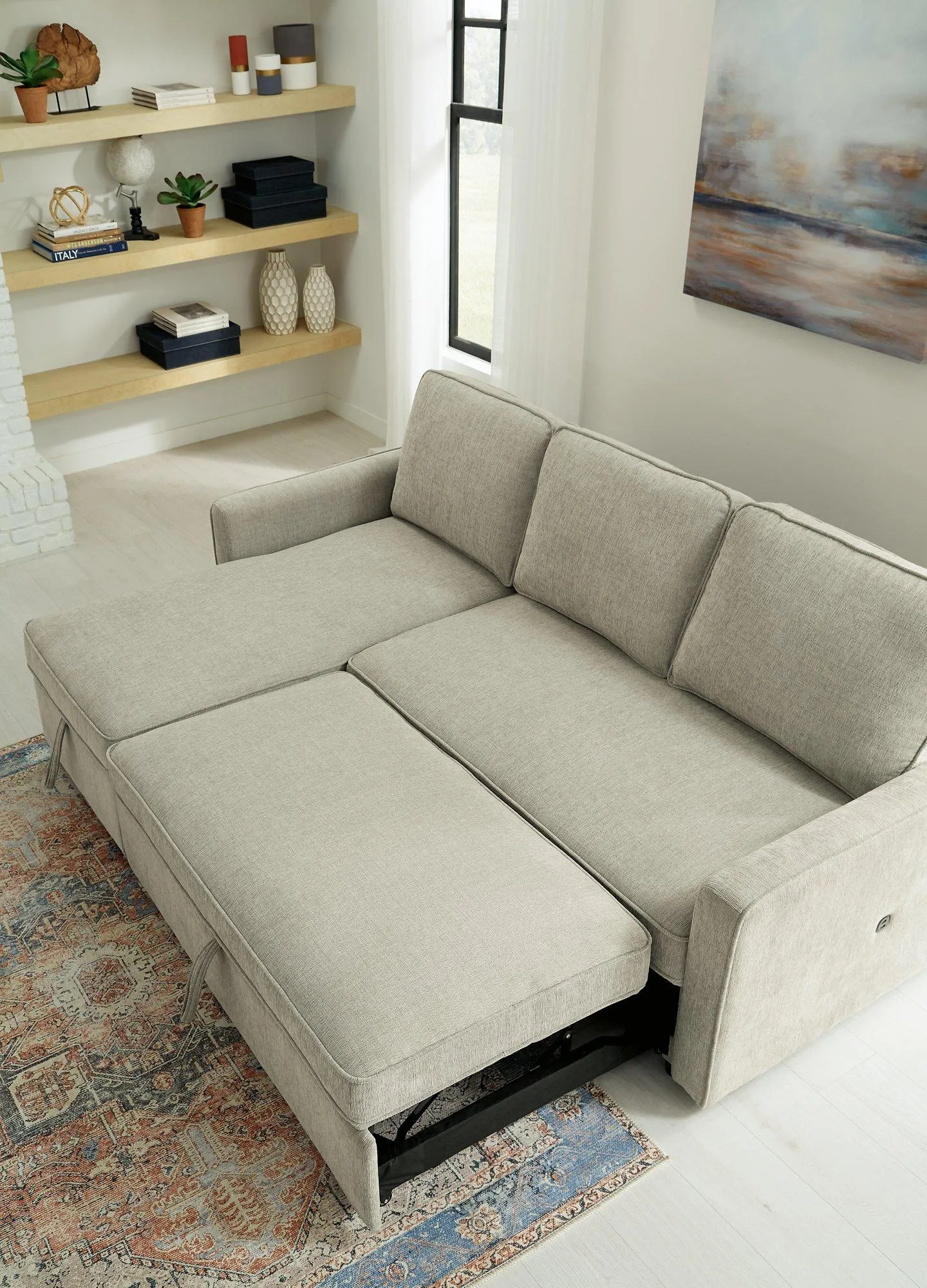 Kerle Fog 2-Piece Sectional with Pop Up Bed