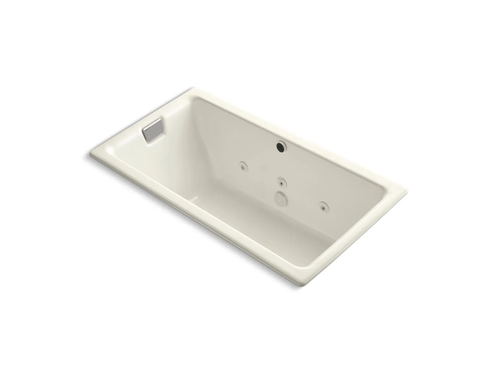 KOHLER K-856-JHE Tea-for-Two 66" x 36" drop-in/undermount whirlpool bath