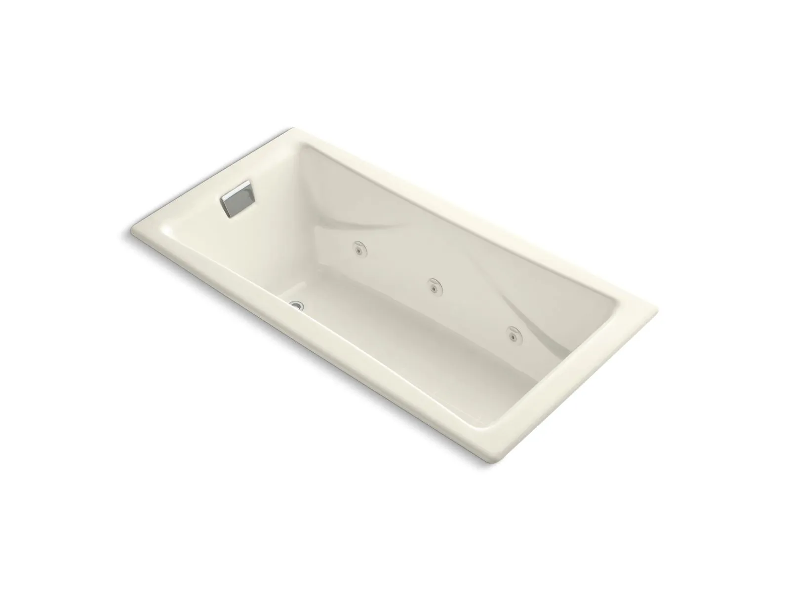KOHLER K-865-JHM Tea-for-Two 71-3/4" x 36" drop-in/undermount whirlpool bath